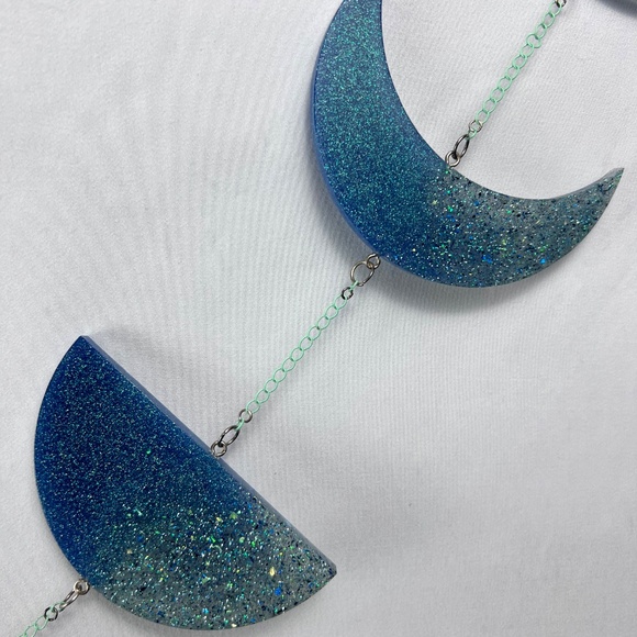Resin moon phase wall hanging - Picture 12 of 13